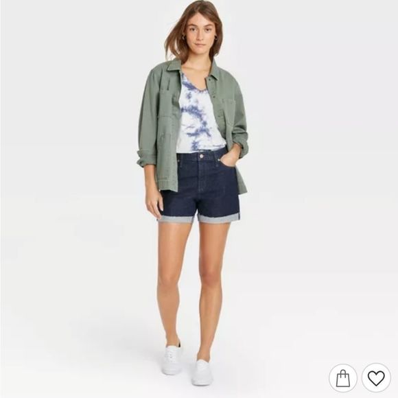 Universal Thread Women's High Rise Jean Shorts NWT - Picture 10 of 10